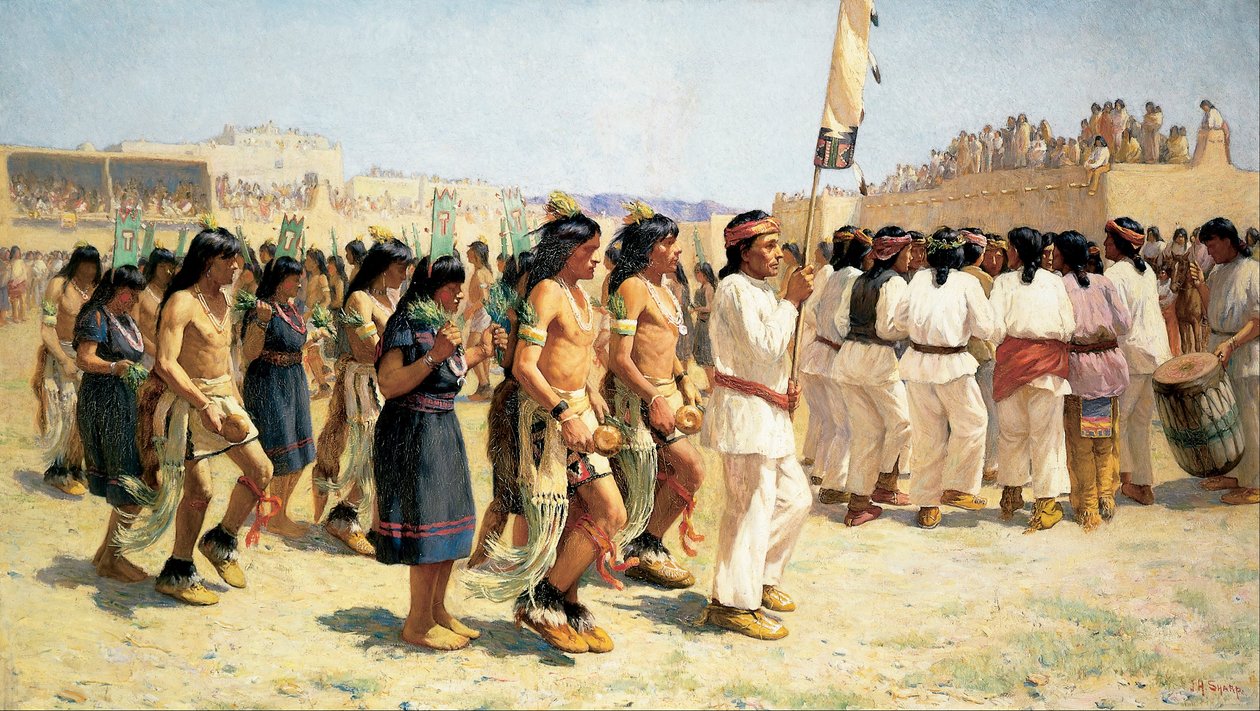 Skörddansen av Joseph Henry Sharp