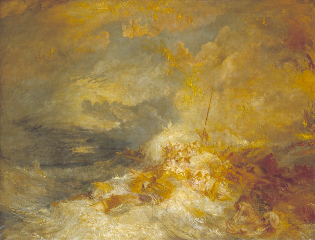 A Disaster at Sea av Joseph Mallord William Turner