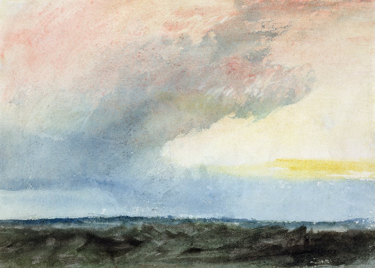 En regnstorm till havs av Joseph Mallord William Turner