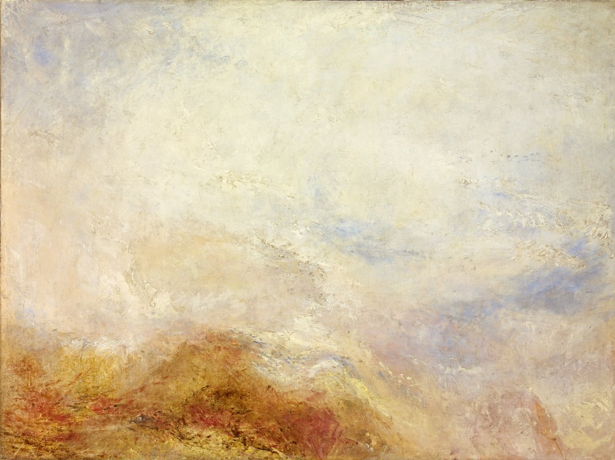 En bergsscen, Val dAosta av Joseph Mallord William Turner