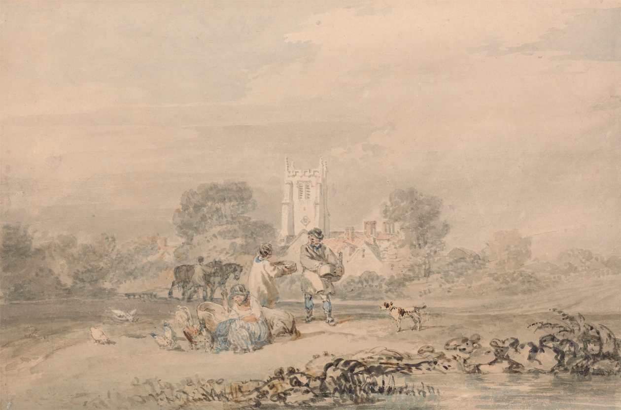 Autumn Sowing of the Grain av Joseph Mallord William Turner