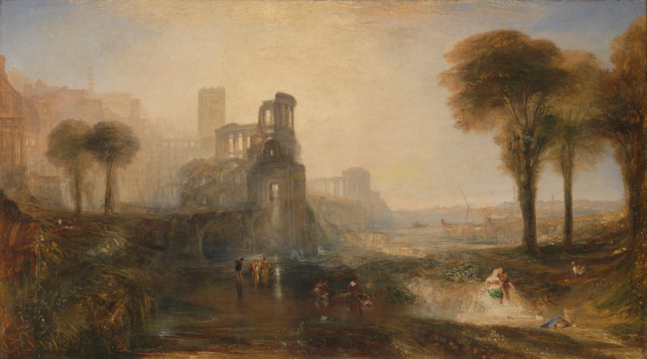 Caligulas Palace and Bridge av Joseph Mallord William Turner
