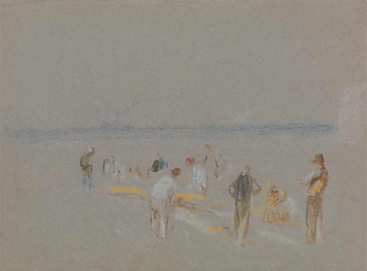 Cricket on the Goodwin Sands av Joseph Mallord William Turner