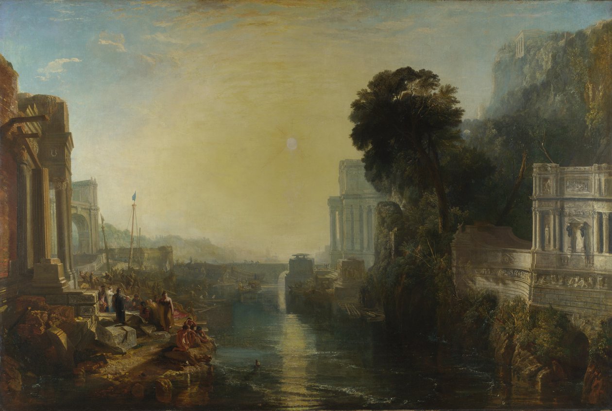 Dido bygger Karthago eller Karthagos uppkomst, 1815 av Joseph Mallord William Turner