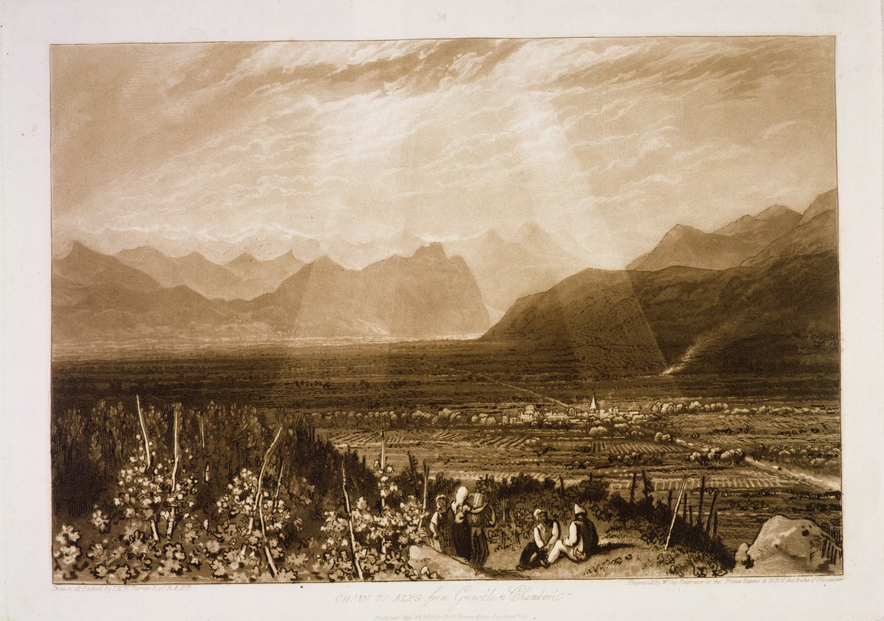 F.49.I Alpernas kedja från Grenoble till Chamberi, från 