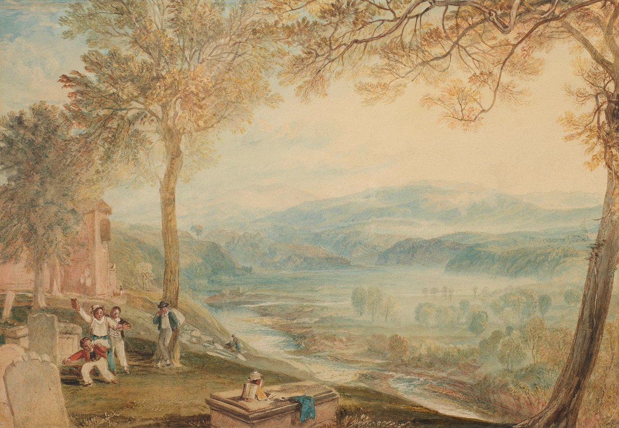 Kirkby Lonsdale kyrkogård av Joseph Mallord William Turner