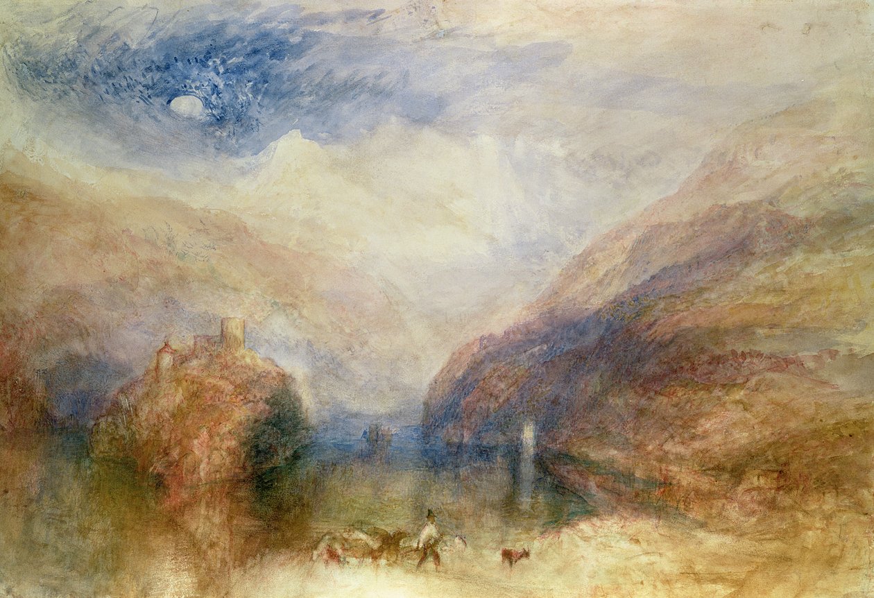 Brienzsjön av Joseph Mallord William Turner