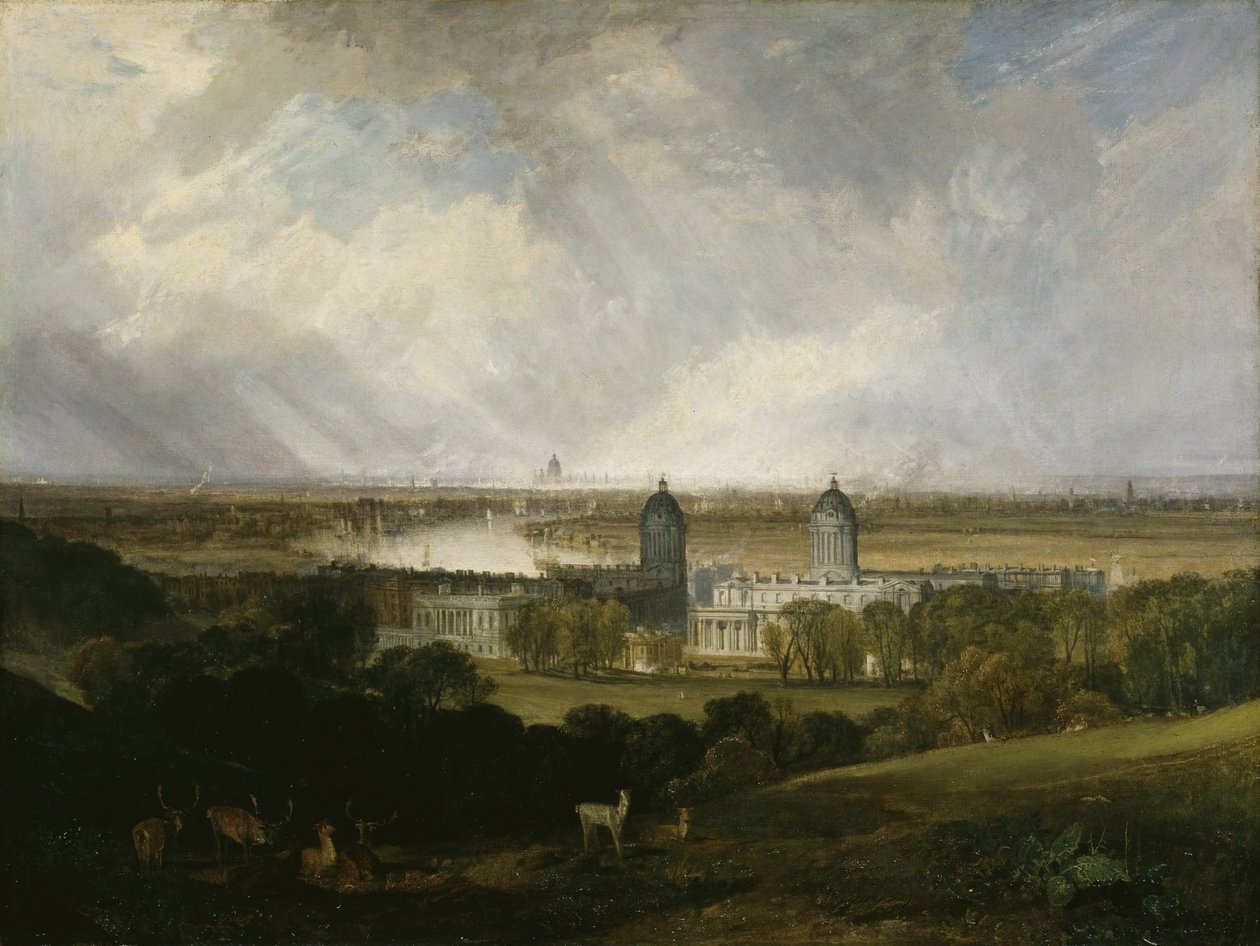 London från Greenwich Park av Joseph Mallord William Turner