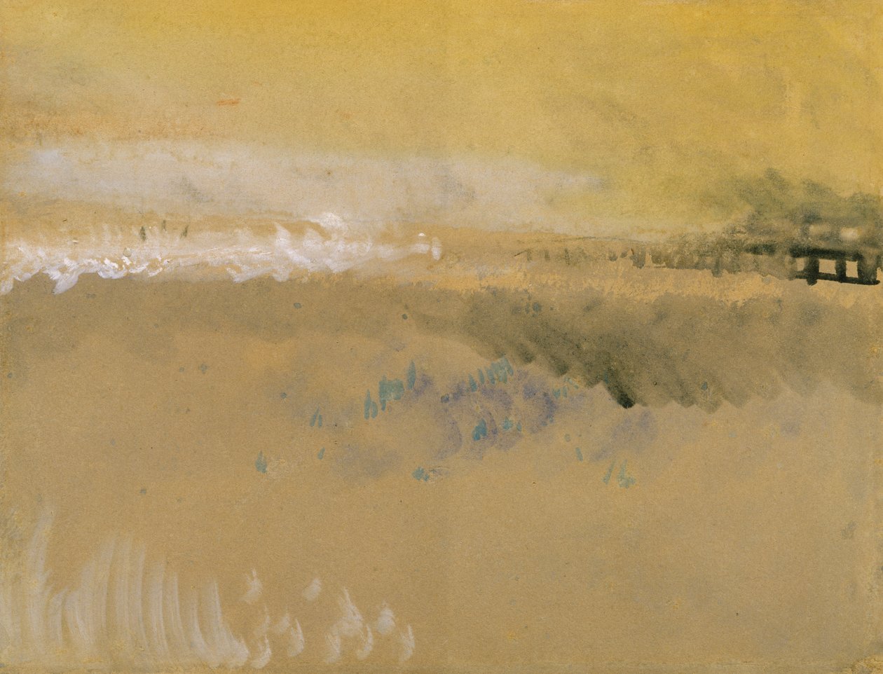Margate (wc på buff papper) av Joseph Mallord William Turner
