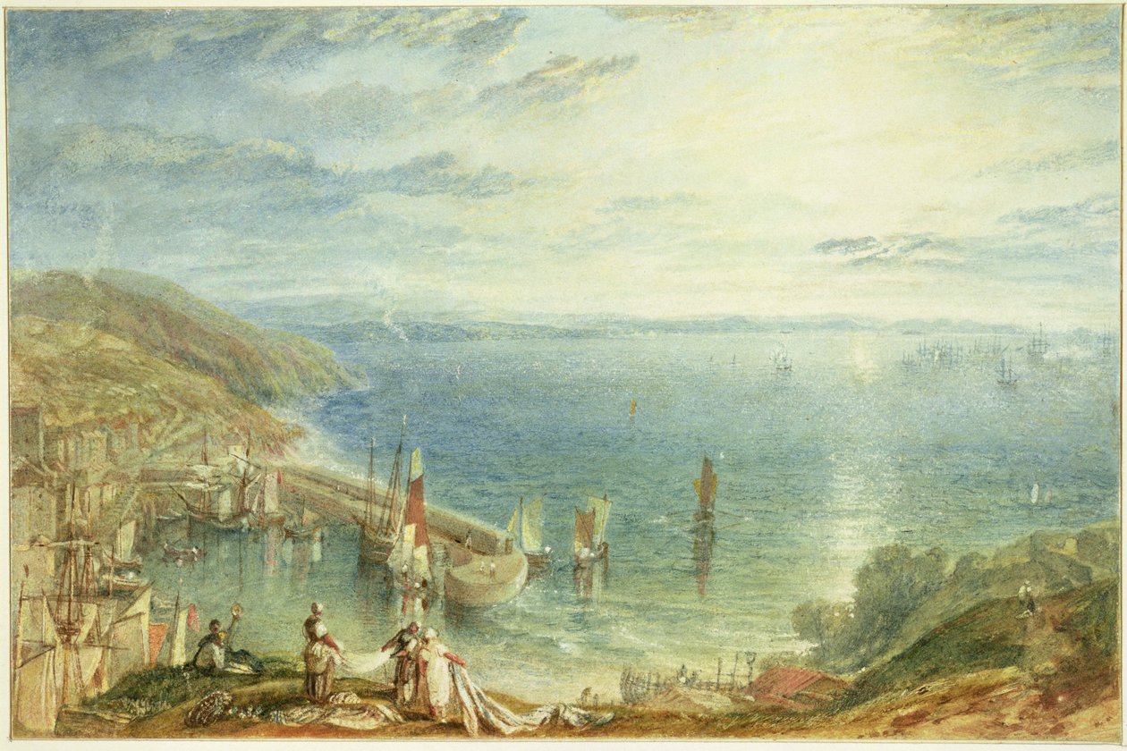 No.1790 Torbay från Brixham, c.1816-17 av Joseph Mallord William Turner