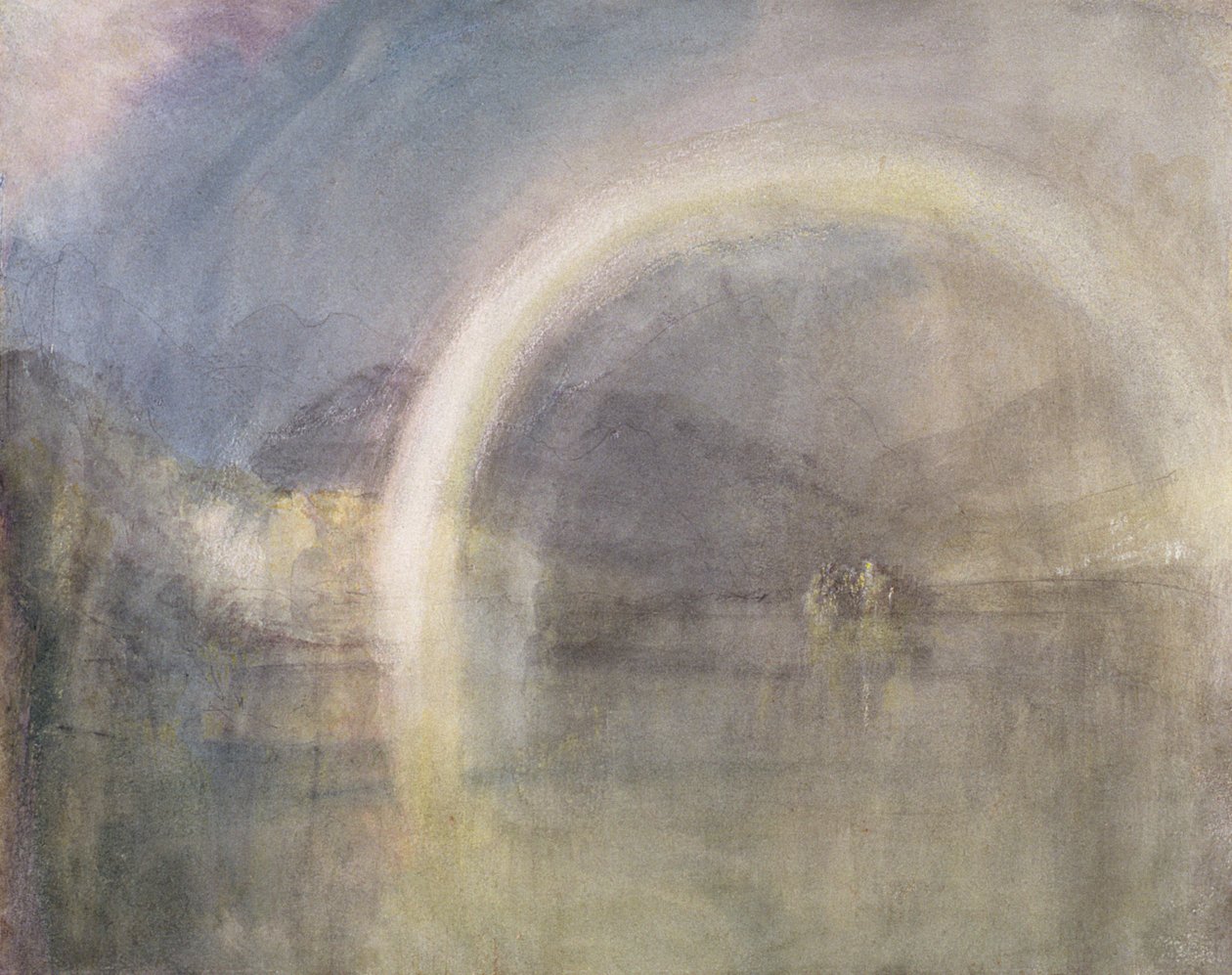 Regnbåge över Loch Awe, ca 1831 av Joseph Mallord William Turner