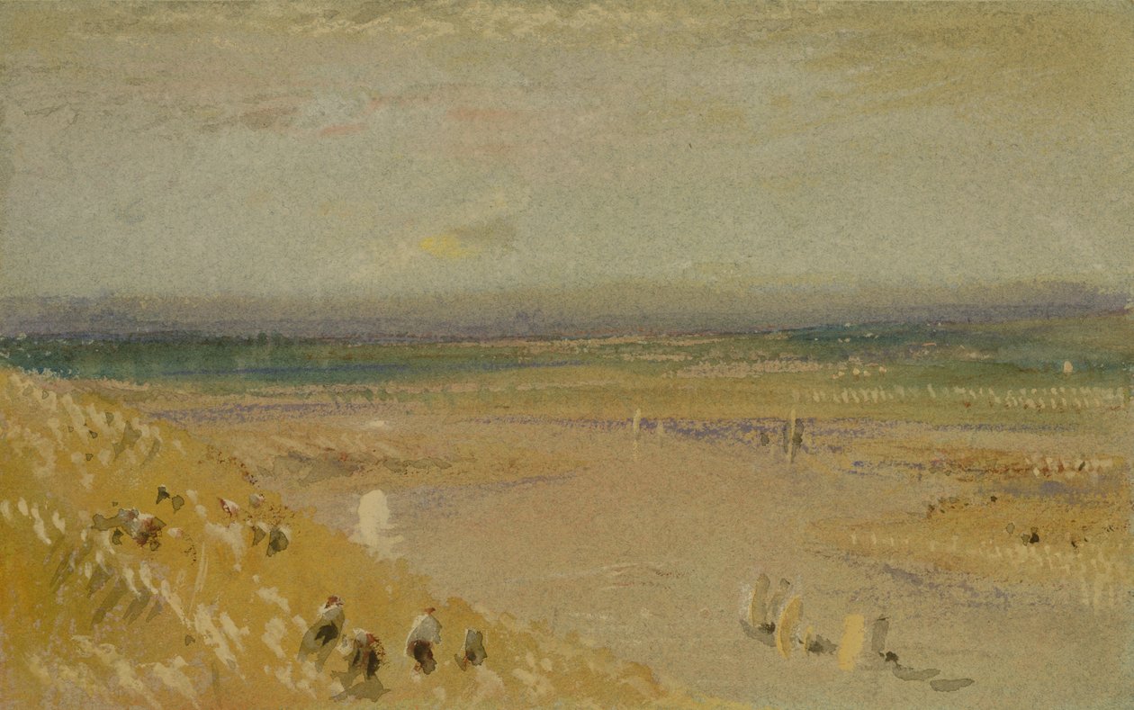 Flodlandskap av Joseph Mallord William Turner