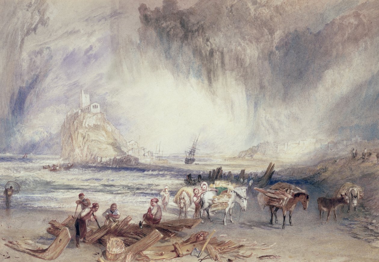 St Michaels berg av Joseph Mallord William Turner