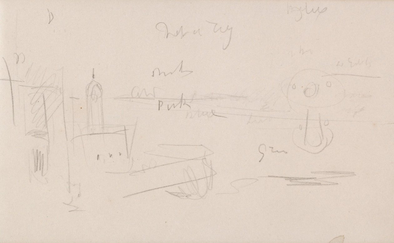 Kanalens skissbok av Joseph Mallord William Turner