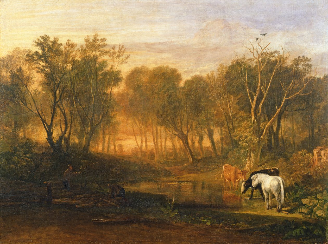 Skogen Bere, c.1808 av Joseph Mallord William Turner