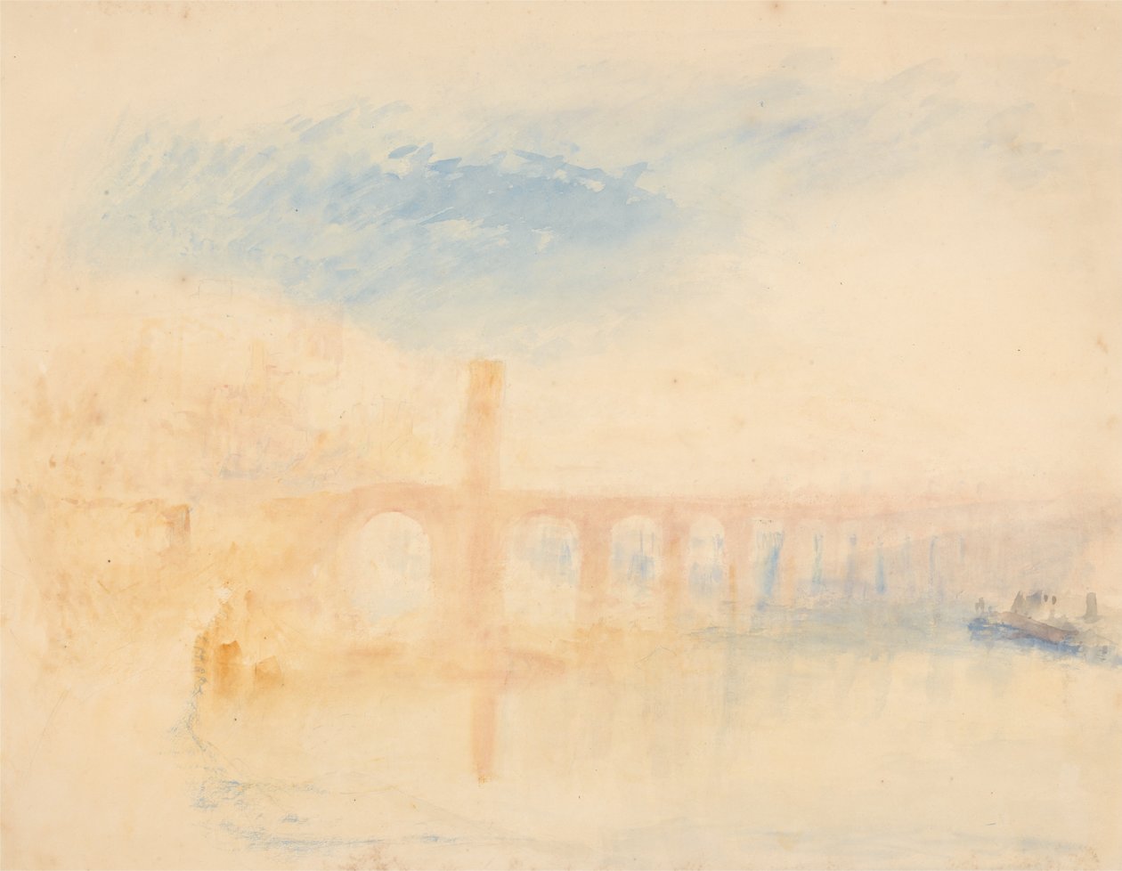 Moselbron, Koblenz av Joseph Mallord William Turner