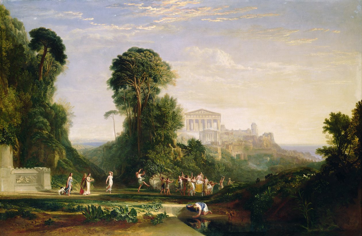 Jupiters tempel - Prometheus återställd av Joseph Mallord William Turner