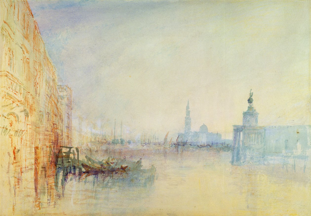 Venise, Le gutu o le Canal Tele, c.1840 swed av Joseph Mallord William Turner