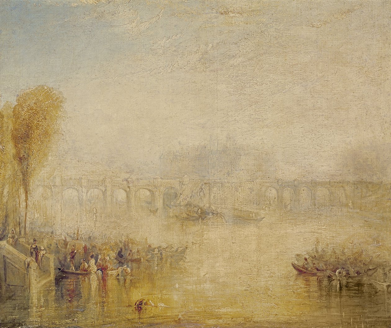 Utsikt över Pont Neuf, Paris av Joseph Mallord William Turner