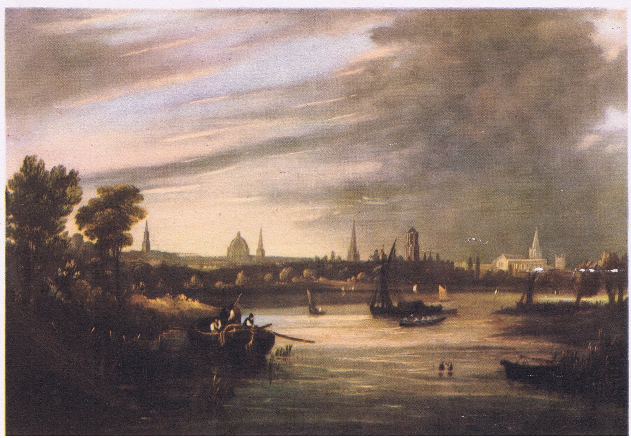West Prospect of Oxford swed av Joseph Mallord William Turner