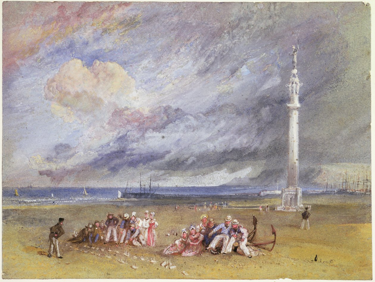 Yarmouth Sands, ca 1824-30 av Joseph Mallord William Turner
