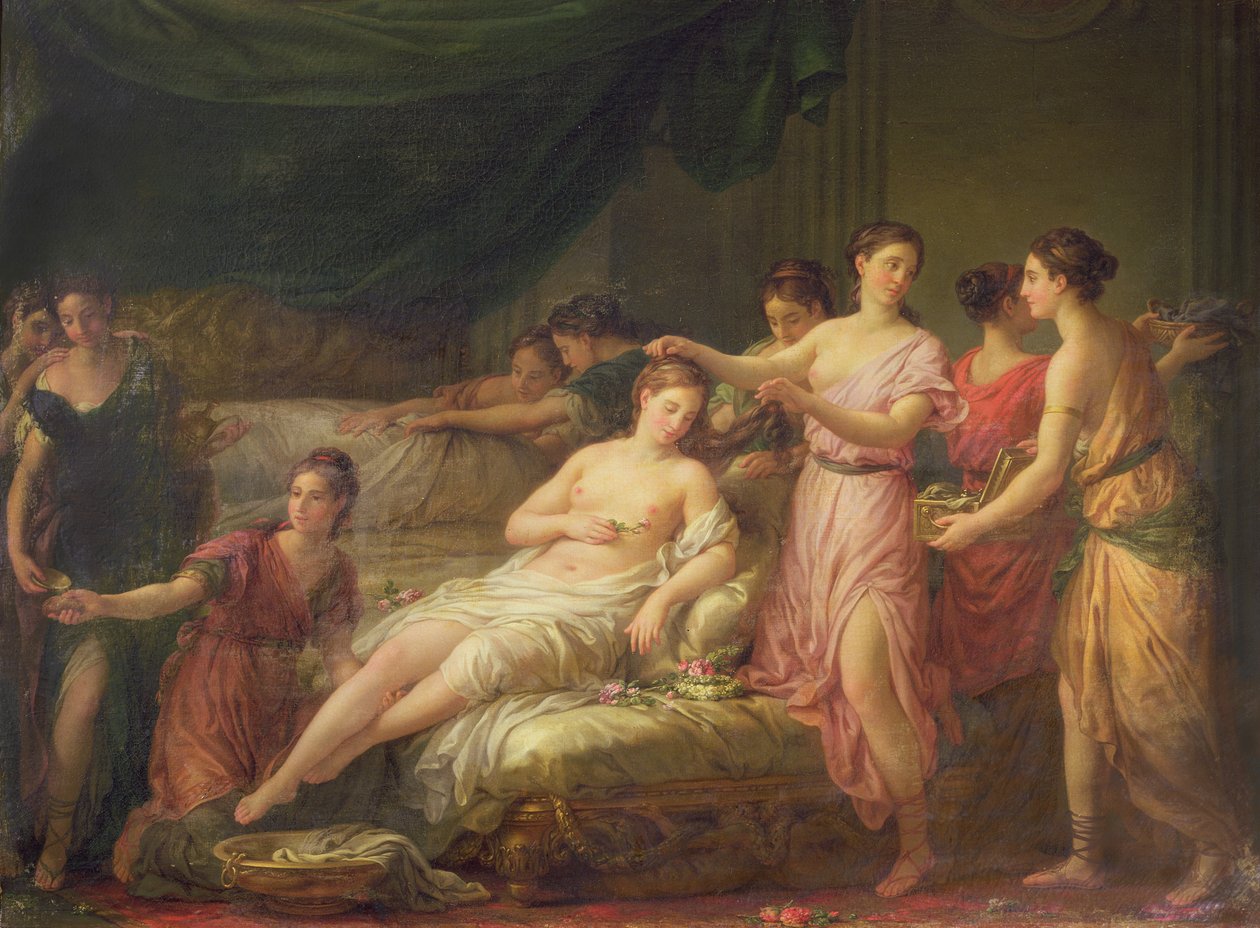 Förberedelser för bruden av Joseph Marie, the Elder Vien