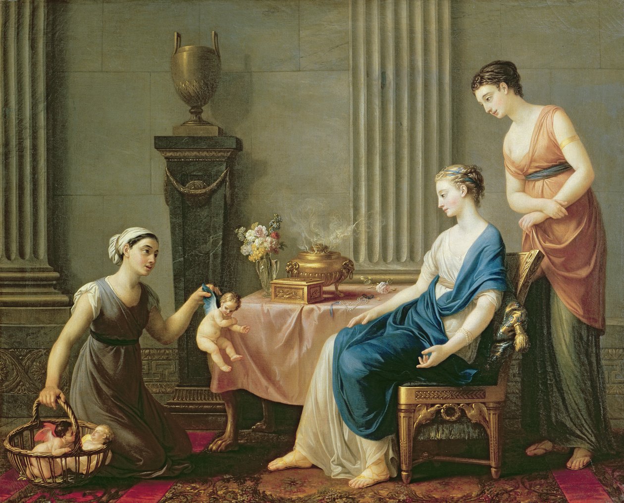 Kärleksförsäljaren, 1763 av Joseph Marie, the Elder Vien