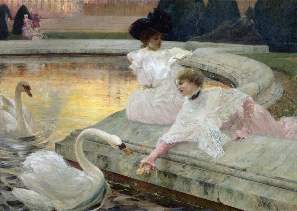 Svanarna, 1900 av Joseph Marius Avy