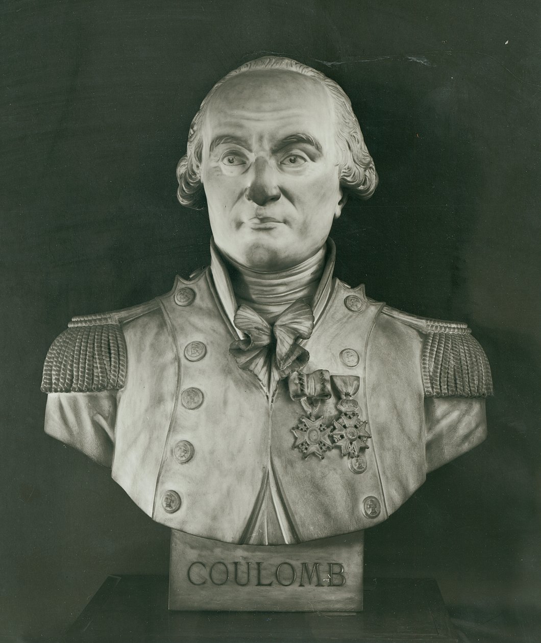 Byst av Charles de Coulomb (1736-1806) av Joseph Marius Ramus