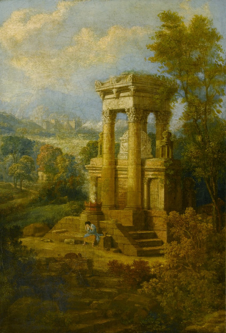 Klassisk komposition, en grav av Joseph Michael Gandy