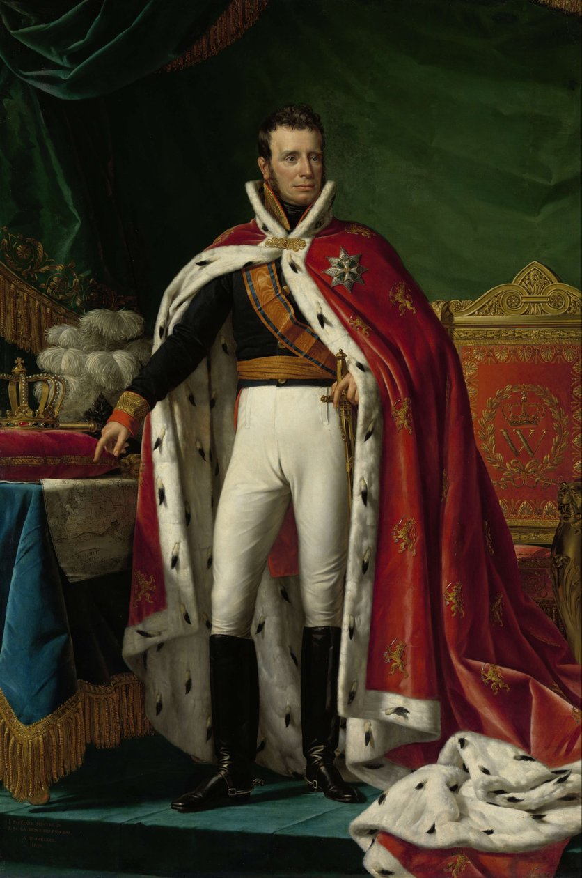 Porträtt av William I, kung av Nederländerna av Joseph Paelinck