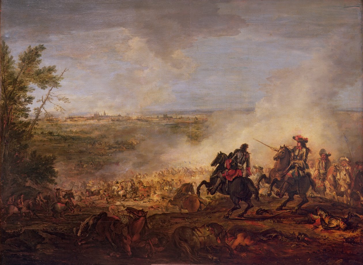 Belägringen av Maastricht den 29 juni 1673, 1676 av Joseph Parrocel