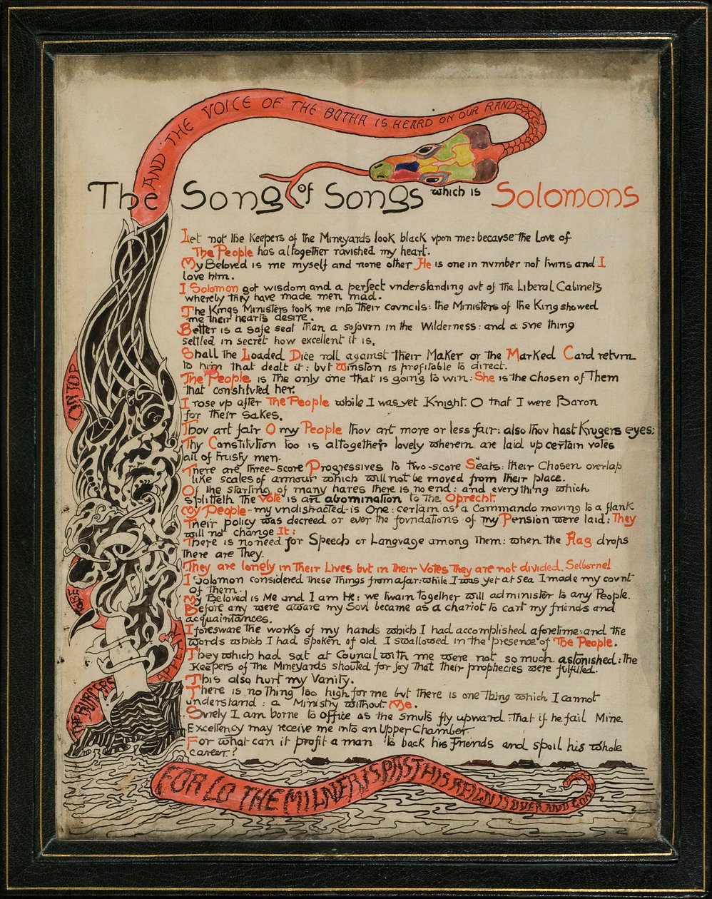 Höga Visan som är Salomons, 8 september 1907 (penna och bläck och wc på papper) av Joseph Rudyard Kipling