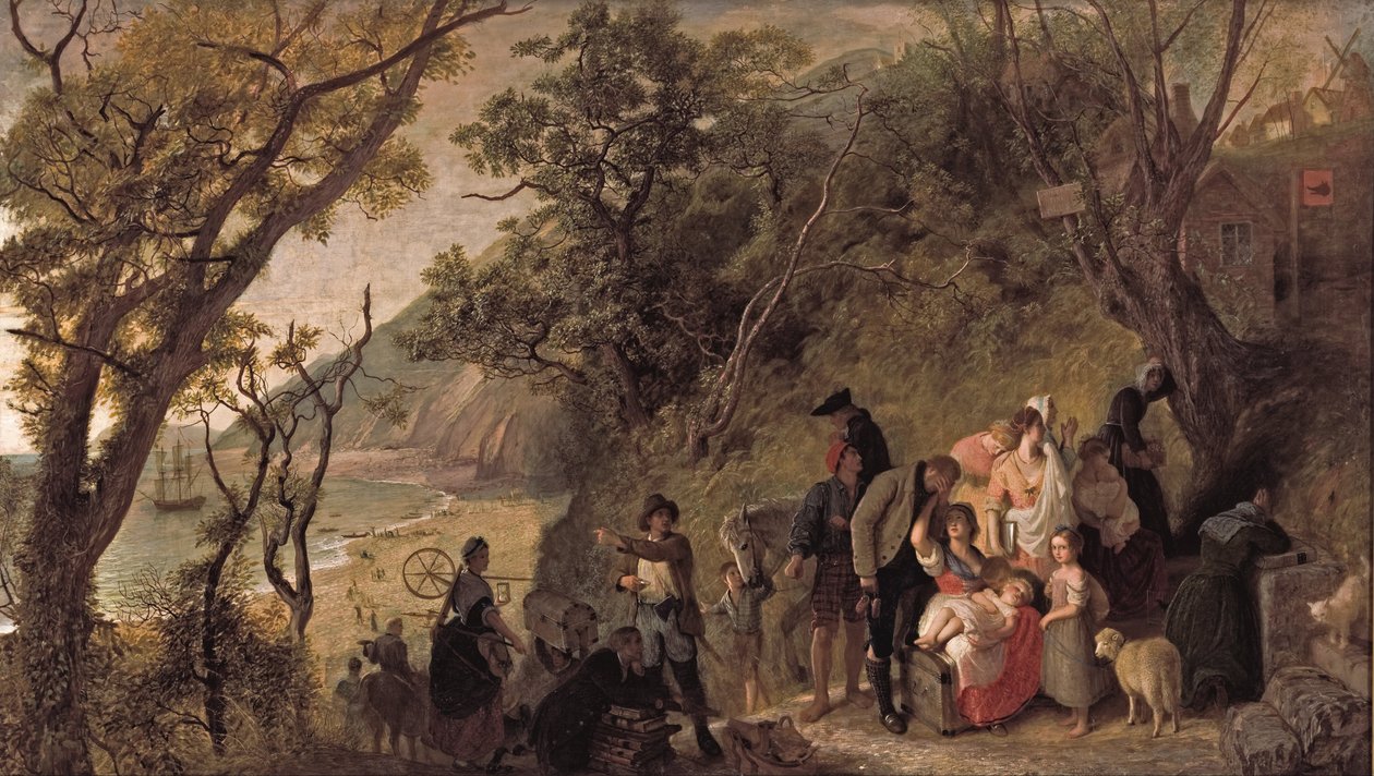 Den öde byn av Joseph Severn