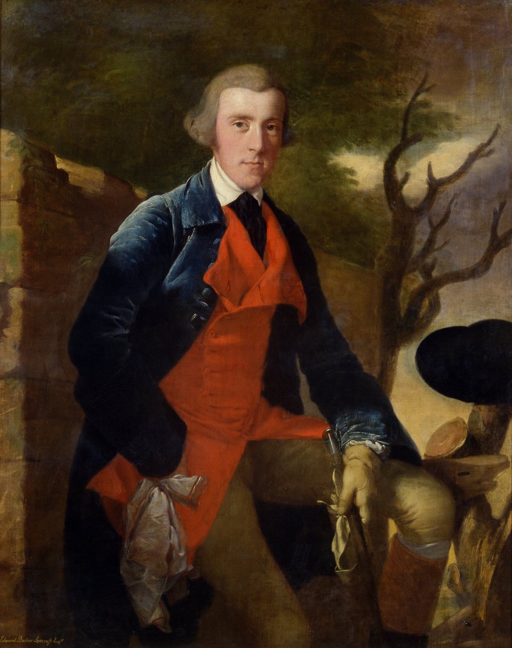 Edward Becher Leacroft från Wirksworth av Joseph Wright of Derby