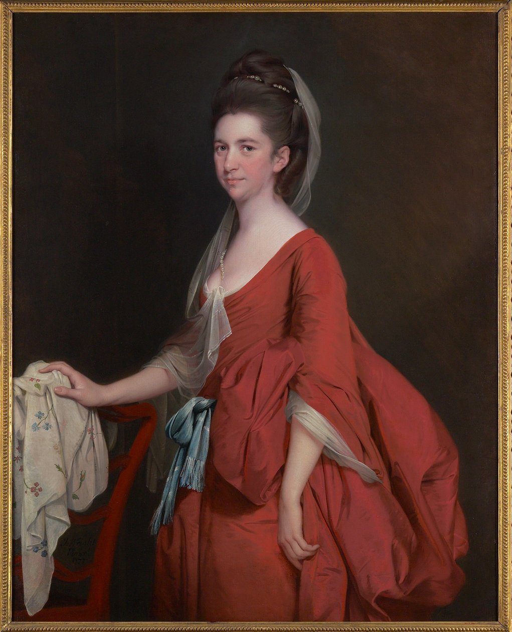 Porträtt av Dorothy Beridge, född Gladwin (d.1792) 1777 av Joseph Wright of Derby