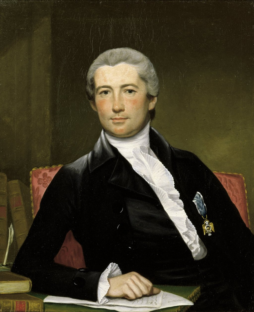 Portrait of General Giles av Joseph Wright of Derby