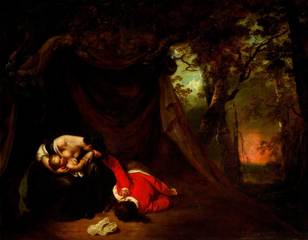 Den döda soldaten av Joseph Wright of Derby
