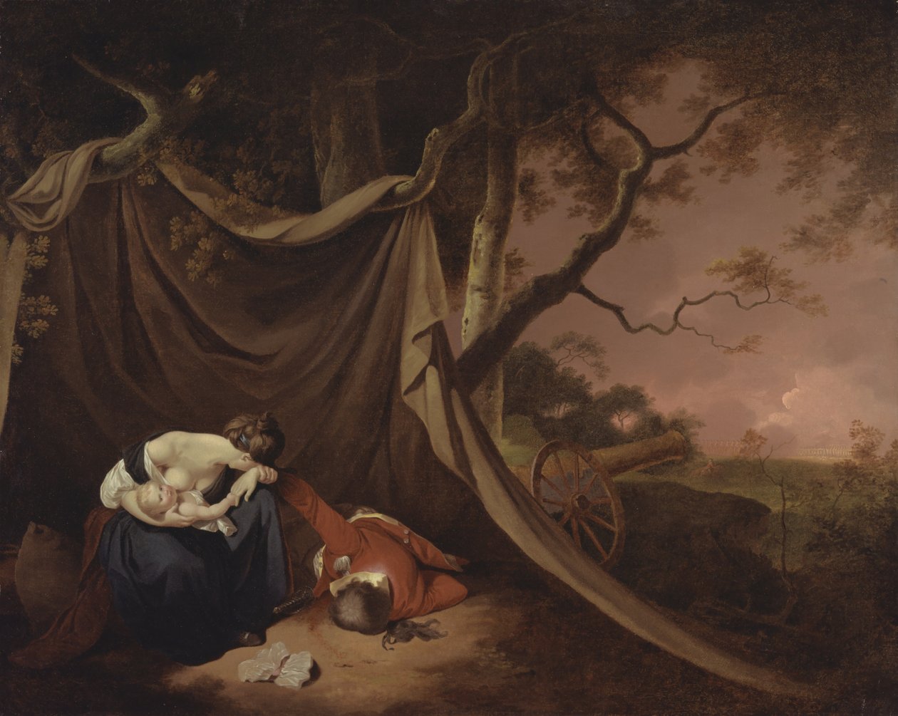 Den döde soldaten av Joseph Wright of Derby