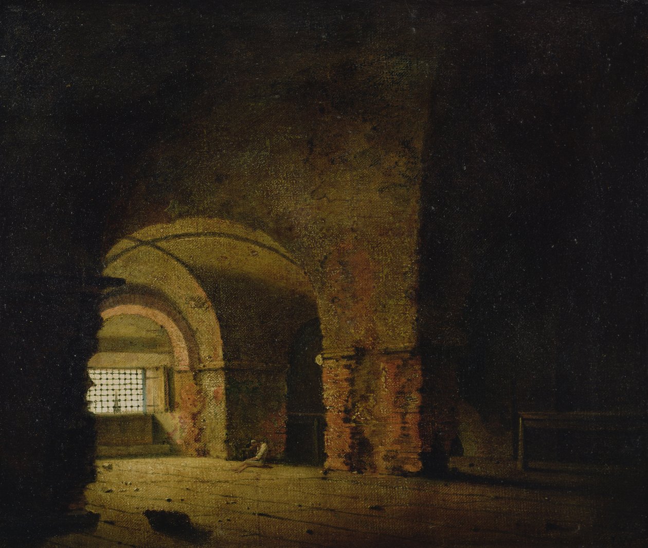 Fången, ca 1787-90 av Joseph Wright of Derby