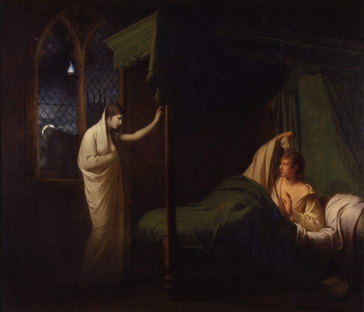 William and Margaret from Percys Reliques of Ancient English Poetry av Joseph Wright of Derby