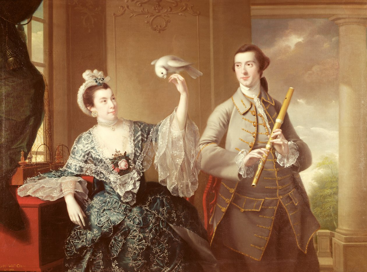 Mr och Mrs William Chase av Joseph Wright of Derby