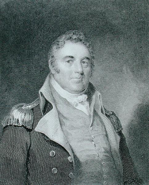Richard Dale (1756-1826), graverad av Richard W. Dodson (1812-67) efter en kopia av originalmålningen av James Barton Longacre (1794-1869) (gravyr) av Joseph (after) Wood