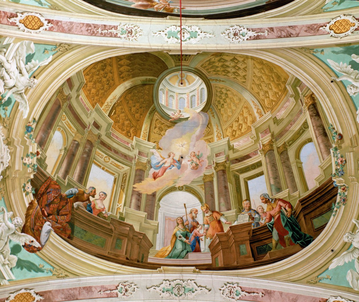 Presentation i templet av Joseph Adam von Mölk