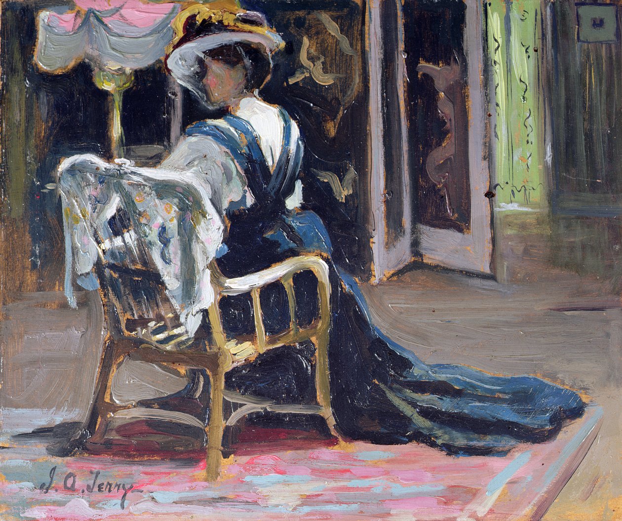I studion (panel) av Joseph Alfred Terry