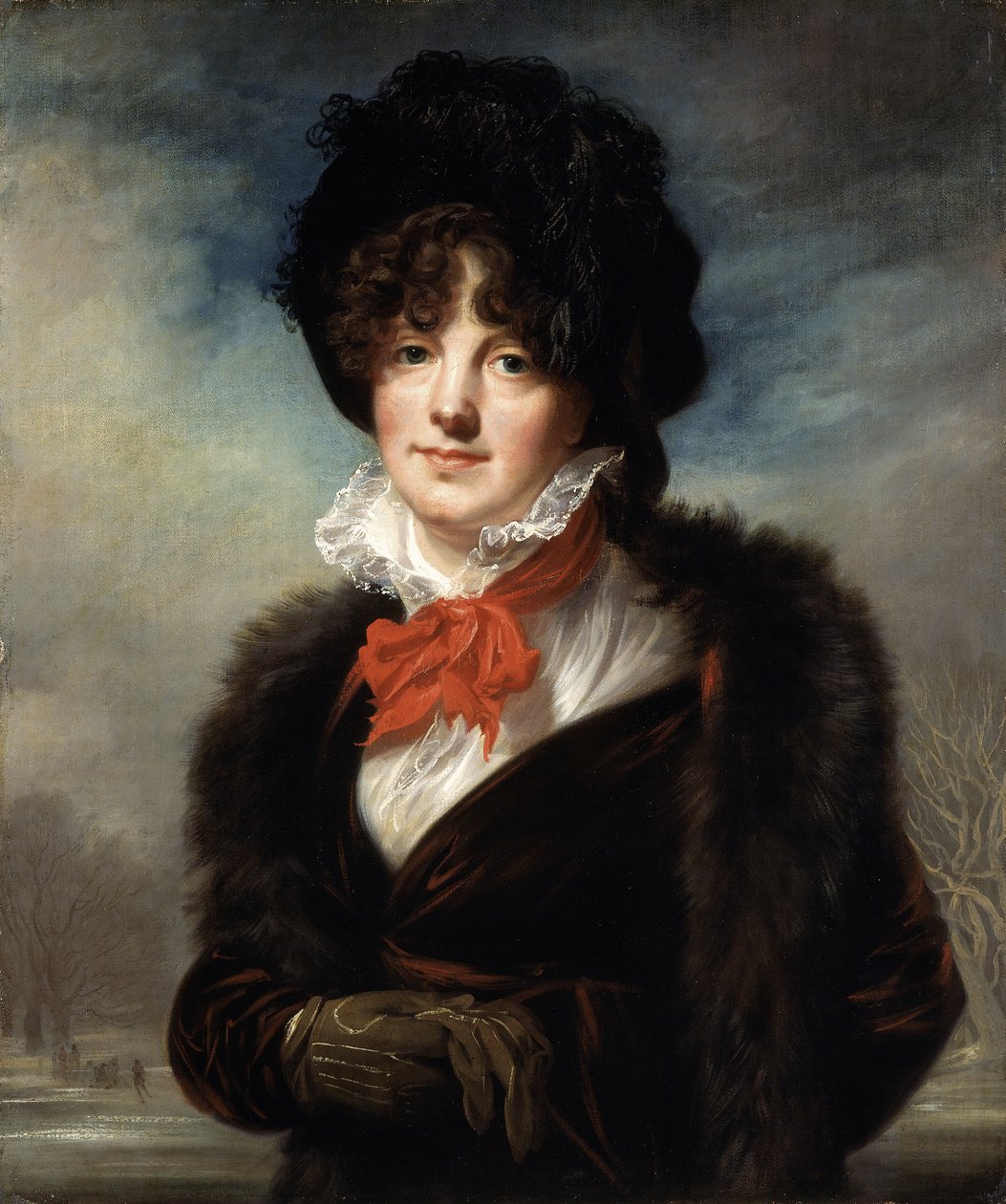 Mary Fryer Todd (född Evans), ca 1798 (olja på duk) av Joseph Allen