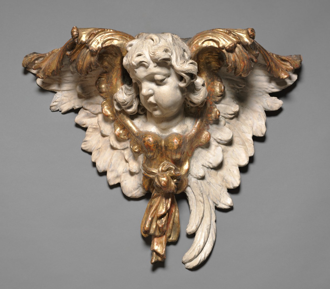 Chef för en ängel, ca. 1750. av Joseph Anton Feuchtmayer