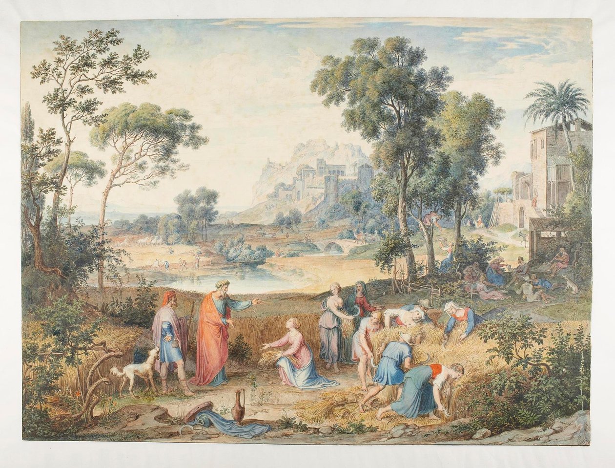 Boas och Rut av Joseph Anton Koch