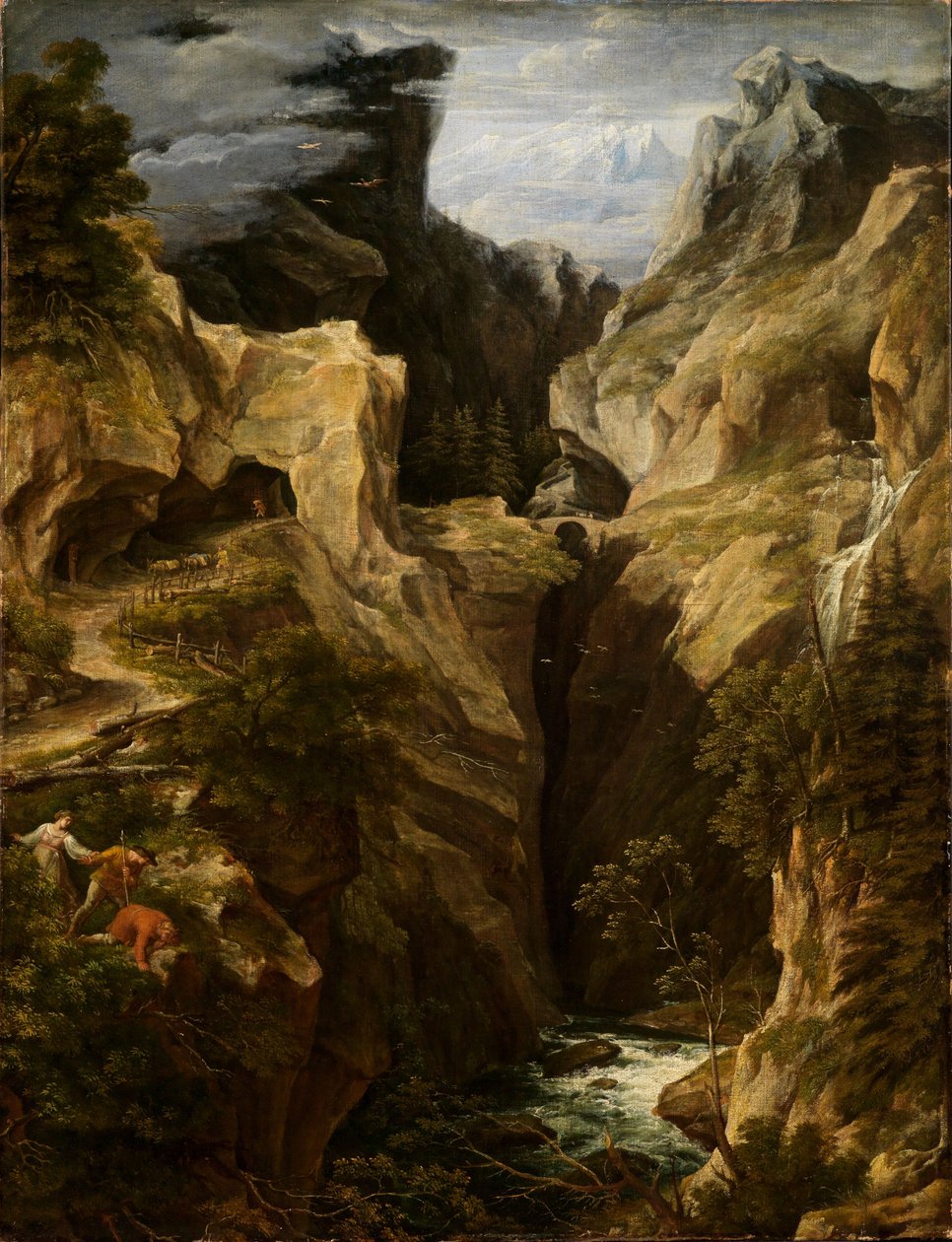 Via Mala i Graubünden av Joseph Anton Koch
