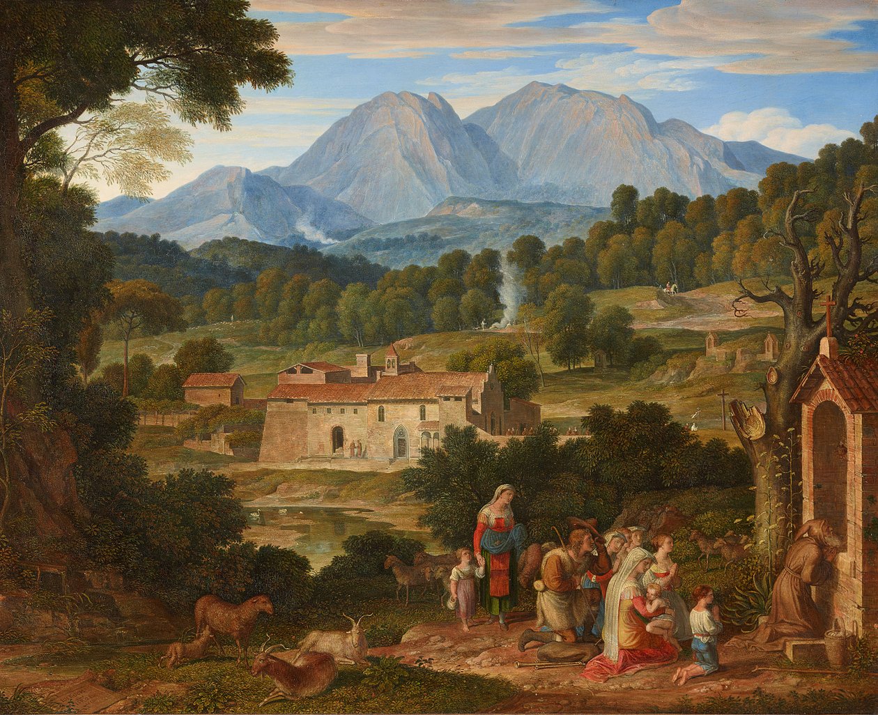 Kloster San Francesco i Civitella av Joseph Anton Koch